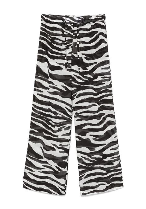 Pantaloni semi trasparenti con stampa zebrata The Attico - donna THE ATTICO | 250WCP00263CCC082PR020